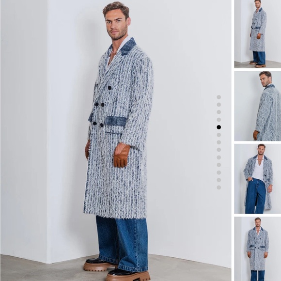 ORTTU Andre Jacket blue one size loose fit New - Picture 5 of 8